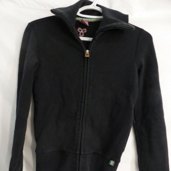 Aritzia TNA, black zip sweatshirt, xxs, collar